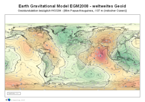 World Gravity Model 2008