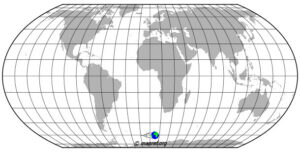 Equal Earth Map - Greenwich - North