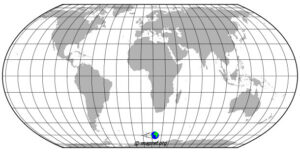 Equal Earth Map - Florence - North