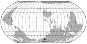 Equal Earth Map - Oceania - South