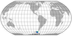 Equal Earth Map - America - North